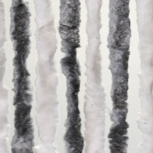 Brunner Dekorativní závěs proti hmyzu do dveří karavanu, 100x205 cm šedá/bílá