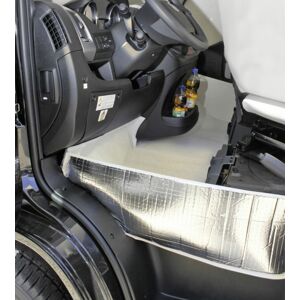 Hindermann Izolační rohož pod nohy béžová Fiat Ducato (05/2014 – ...) tvar vany, s držákem nápojů