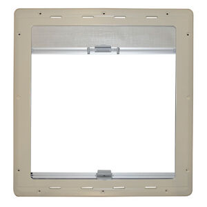 Dometic Okno S3 a S4 – rám béžová barva Rozměr - 524 x 474 mm, Velikost výřezu - 500 x 450
