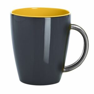 Gimex Sada nádobí Grey Color Line Yellow Hrníček na kávu 350 ml