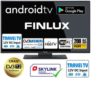 Finlux TV 24″ ANDROID T2 SAT SMART WIFI 12 V